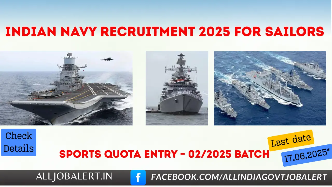 Indian Navy Recruitment 2025 JOIN INDIAN NAVY INDIAN NANY