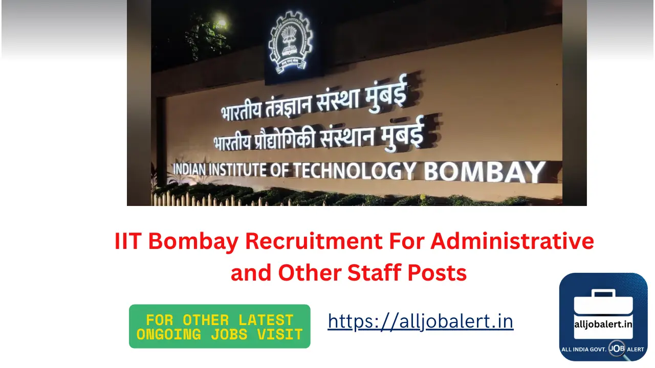 IIT Bombay Recruitment 2025