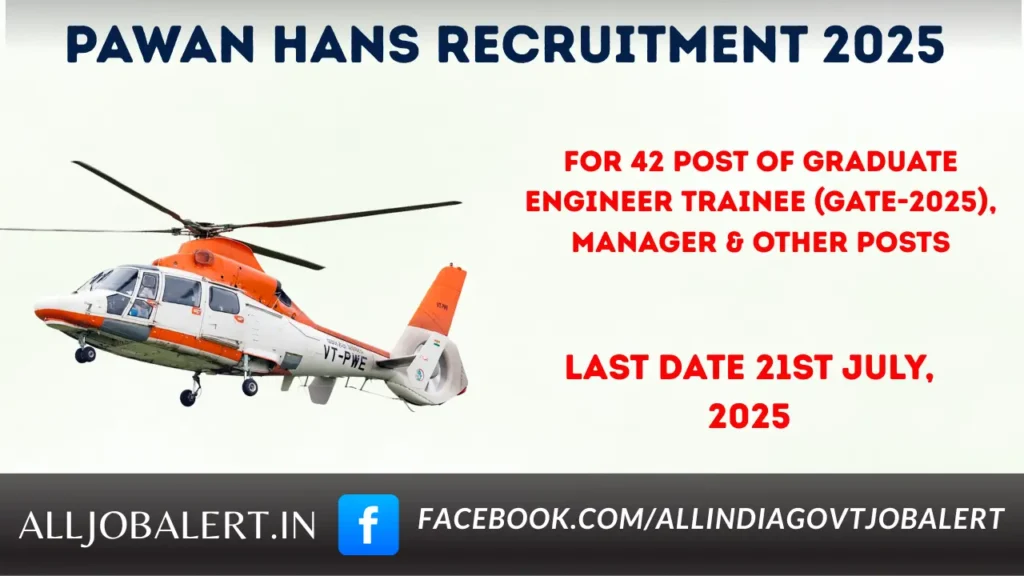 pawan hans recruitment psu through gate gate 2025