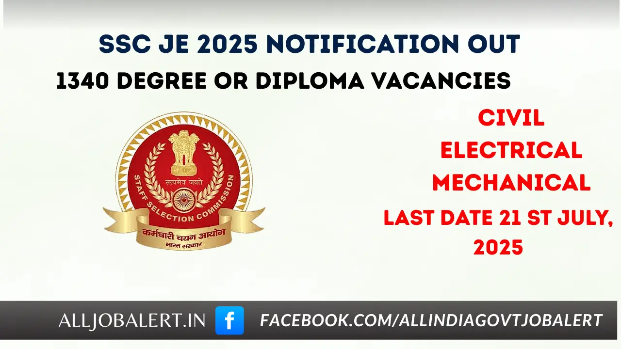 ssc je ssc je 2025 ssc je syllabus ssc je 2025 exam date ssc je salary