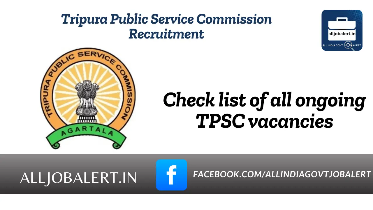 TPSC, Tripura Public Service Commission, tripura government jobs