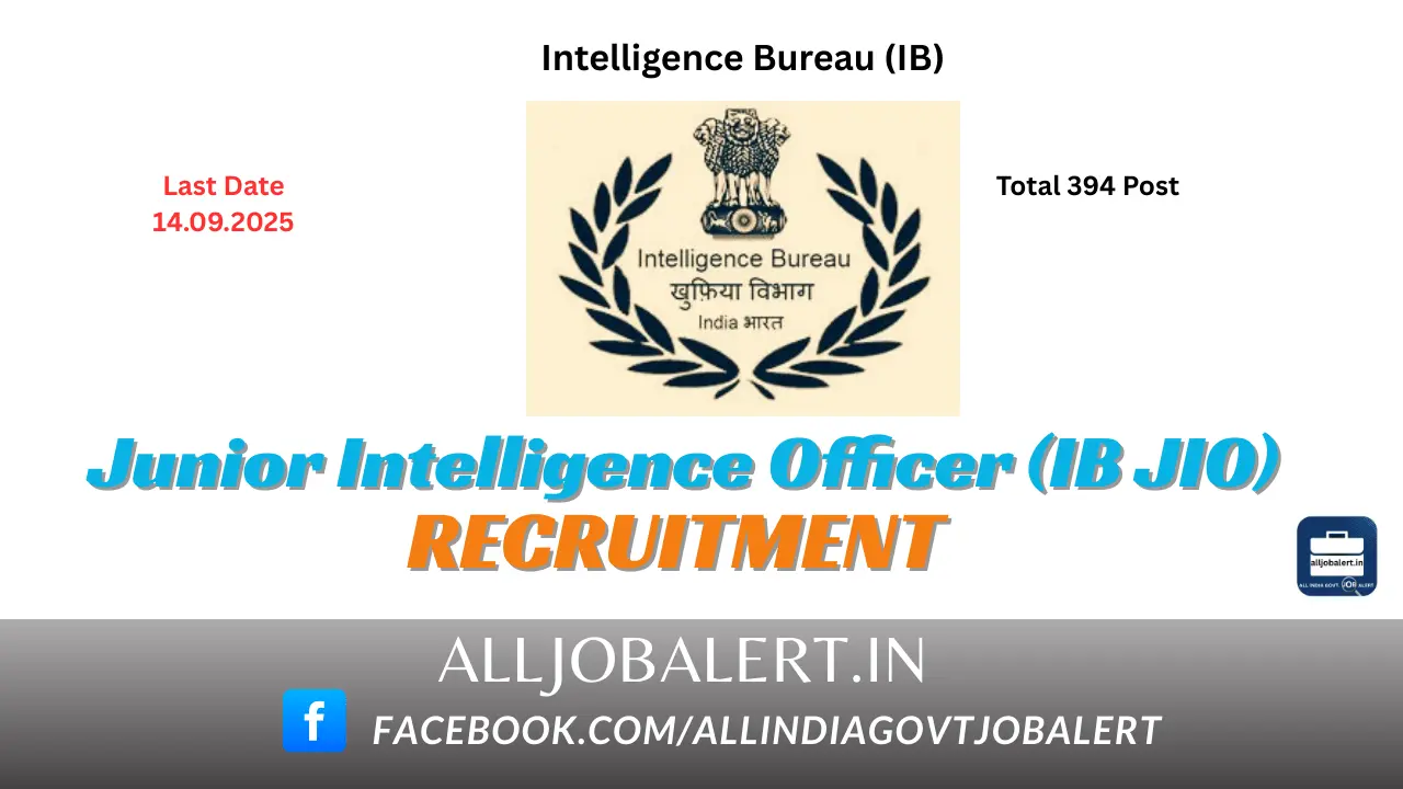 ib recruitment 2025, junior intelligence officer, ib jio, ib junior INTELLIGENCE OFFICER, ib recruitment 2025 notification pdf
