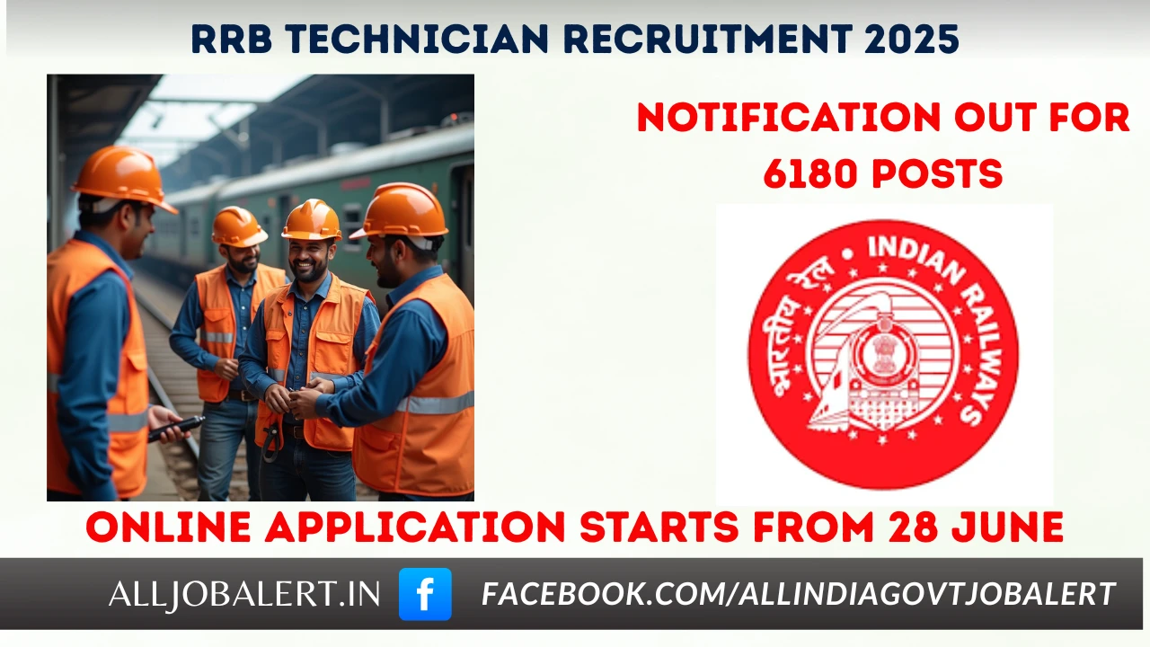 RRB Technician Recruitment 2025 railway recruitment board