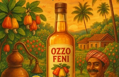 In a historic first, Ozzo Feni—a traditional Goan liquor made from cashew apples—has received a Geographical Indication (GI) tag.